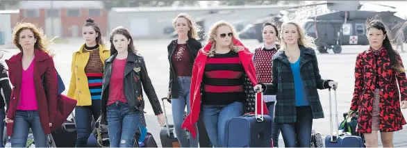  ?? PHOTOS: UNIVERSAL PICTURES ?? The Bellas are back for the third and final instalment of the Pitch Perfect franchise. This time around, the group travels overseas as part of a USO tour.