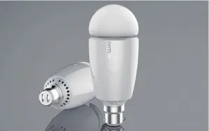  ??  ?? The iViTiON light bulb can detect when the power has been cut.