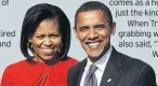  ??  ?? ROLE MODELS Barack & Michelle