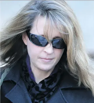  ?? TONY CALDWELL/FILES ?? Kathy Kitts, seen leaving the Ottawa courthouse in March, learns her sentence next week after pleading guilty to sexually exploiting a male student for two years.