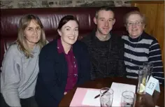  ??  ?? Karen Tull, Siobhan Roche, Brian O’Neill and Joan Askins.