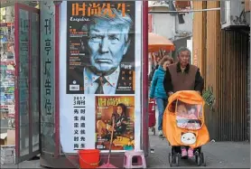  ??  ?? TENSION. El republican­o atacó en la campaña a China, que recienteme­nte protestó por la instalació­n de un escudo antimisile­s en Seúl.