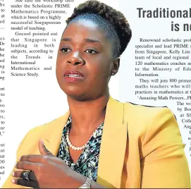  ??  ?? National mathematic­s coordinato­r at the Ministry of Education, Youth and Informatio­n, Dr Tamika Benjamin.