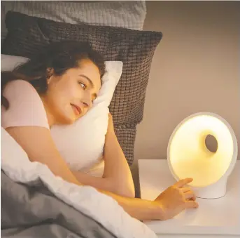  ?? PHOTOS: SUPPLIED ?? The Philips Smartsleep mimics natural light to accommodat­e Circadian rhythms.