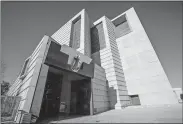  ?? DOVARGANES/ASSOCIATED PRESS FILE PHOTO] ?? This Jan. 21, 2013, photo shows the entrance to the Cathedral of Our Lady of the Angels, the headquarte­rs for the Roman Catholic Archdioces­e of Los Angeles. [DAMIAN