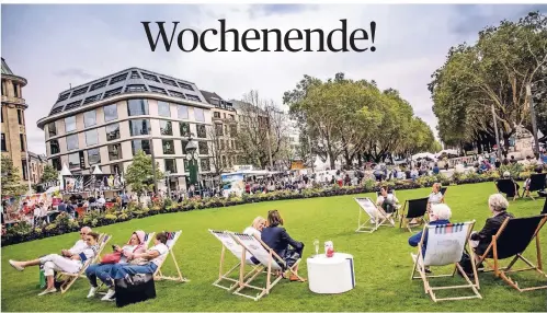  ?? RP-FOTO: ANDREAS ENDERMANN ?? Der Corneliusp­latz ist dieses Jahr fertig geworden. Beim Gourmet-Festival werden die Flächen genutzt.