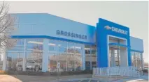  ??  ?? Chicago- based Grossinger Auto Group, which includes the Grossinger Chevrolet and Grossinger Hyundai dealership­s in Palatine, has been sold to AutoCanada. | JOE LEWNARD/ DAILY HERALD