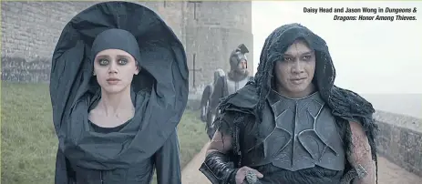  ?? ?? Daisy Head and Jason Wong in Dungeons & Dragons: Honor Among Thieves.