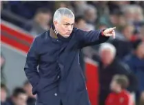  ?? — Reuters ?? Manchester United manager Jose Mourinho gestures.