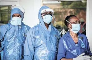  ?? Picture: Sebabatso Mosamo ?? SA’s private health-care sector has failed to respond adequately to the pandemic because it puts the interests of shareholde­rs ahead of those of health-care workers, say the writers.