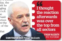  ??  ?? CONTROVERS­Y Finian Mcgrath