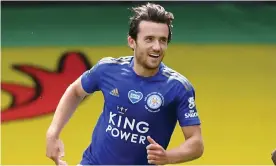  ?? Photograph: Reuters ?? Chelsea are close to signing Ben Chilwell from Leicester for a fee in the region of £50m.