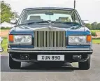  ??  ?? 1982 ROLLS-ROYCE SILVER SPIRIT NO RESERVE