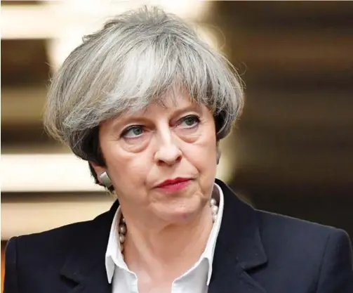  ??  ?? After Prime Minister Theresa May’s campaign in June, opponents have accused her of withholdin­g a report on extremism in Britain to protect British trade deals with Saudi Arabia Photo Credit: Ben Stansall