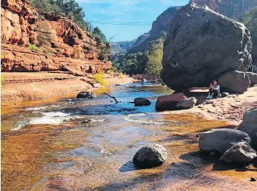  ?? — PHOTOS: THE ASSOCIATED PRESS ?? The Arizona town of Sedona has long been a refuge for hikers, romantics and soul searchers drawn to his beauty and mystical energy.