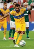  ?? AFP ?? Andre-Pierre Gignac es el figurón de Tigres.