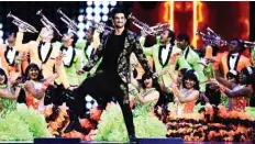  ??  ?? In this file photo taken on July 15, 2017 Bollywood actor Sushant Singh Rajput performs during IIFA award of the 18th Internatio­nal Indian Film Academy (IIFA) Festival at the MetLife Stadium in East Rutherford, New Jersey.