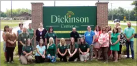  ?? Photo submitted ?? The staff at Dickinson Center are celebratin­g their 10 year anniversar­y at the Ridgway facility.