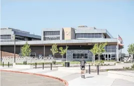  ?? Scott Lorenzo ?? West Park High School is a public high school in West Roseville. It has 1,500 students now, but can accommodat­e 2,800.