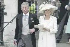  ?? ?? The then Prince of Wales married Camilla Parker Bowles at a civil ceremony in Windsor on this day in 2005