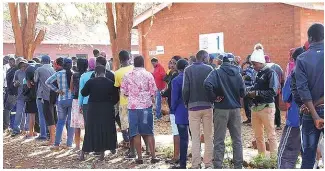  ?? ?? Zimbabwean­s went to the polls on August 23, 2023: file picture.