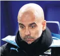  ??  ?? Loss: Pep Guardiola