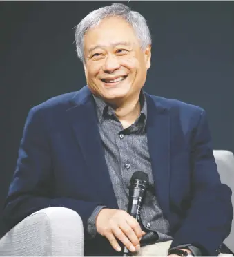  ?? MAT HAYWARD/GETTY IMAGES ?? Taiwanese film director Ang Lee, known for movies ranging from Hulk to the Oscar-winning Brokeback Mountain, recently won the BAFTA Fellowship award at the British Academy Film Awards.