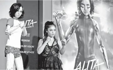  ??  ?? Salazar poses at the premiere of ‘Alita: Battle Angel’ in Los Angeles, recently. — Reuters file photo