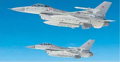  ?? ?? Supersónic­os. Los F16 dejan afuera las ofertas propias que hicieron China e India.