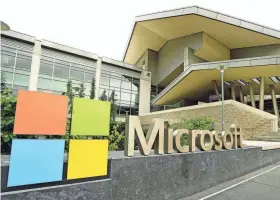  ?? TED S. WARREN/AP FILE ?? Microsoft says its new feature, named Copilot, is a tool that will allow workers to be more productive by freeing up time they usually spend in their inbox, or allowing them to more easily analyze trends in Excel.