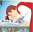 ??  ?? The Prince kisses Snow White: a clear case of heteronorm­ative sexual harassment