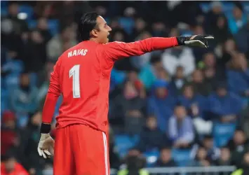  ?? EPA ?? Real Madrid goalkeeper Keylor Navas says that he finds the positives even when he struggles