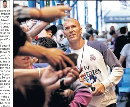  ??  ?? EXPECTACIÓ­N. Zidane y el Madrid volverán a visitar Estados Unidos en la gira del próximo verano.