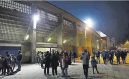  ?? JAIME GALINDO ?? Accesos actuales al estadio por la grada sur, que da a la calle Jerusalén.