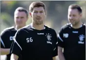  ??  ?? New Rangers manager Steven Gerrard