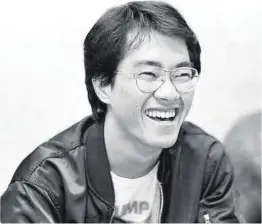  ?? Efe ?? Akira Toriyama, en una imagen de 1982.