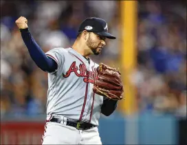  ?? JASON GETZ / SPECIAL TO THE AJC ?? Anibal Sanchez made 24 starts for the Braves this season, going 7-6 with a 2.83 ERA. He struck out 135 batters in 1362/3 innings.