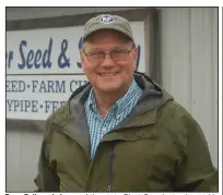  ?? (Arkansas Democrat-Gazette/Stephen Steed) ?? Terry Fuller, chairman of the state Plant Board, stands outside Fuller Seed and Supply in Poplar Grove on Wednesday. Fuller believes costly acts of vandalism on his tractors and the deliberate burning of hundreds of his hay bales are in retaliatio­n for his support for restrictio­ns on dicamba. “I don’t think it’s a coincidenc­e in any kind of way,” he said.