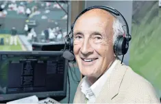  ??  ?? Blazered Rotarian: the subject of ‘Barry Davies: The Man, The Voice, The Legend’