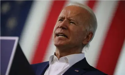  ??  ?? Joe Biden campaigns in Florida. Photograph: Tom Brenner/Reuters