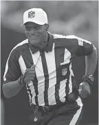  ?? CHARLES LECLAIRE/ USA TODAY SPORTS ?? Jerome Boger will lead the first all- Black NFL officiatin­g crew for Monday night’s Rams- Buccaneers game.