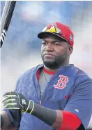  ??  ?? Boston Red Sox’s David Ortiz.