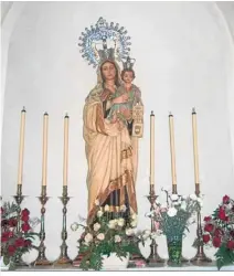  ?? ?? Virgen del Carmen, en la Iglesia de la Palma.