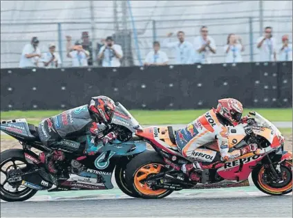  ?? FOTO: MOTOGP ?? Los pilotos de MotoGP siguen sin empezar a competir en 2020 Tras Qatar, Tailandia, Texas, Argentina y España ahora es baja Francia