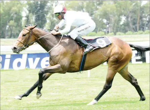  ??  ?? ABILITY: Bi Pot is out at the weights with her rival but has excellent form and could be the answer to Race 4 at the Vaal today.