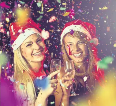  ??  ?? Party time Plan ahead for your festive night out