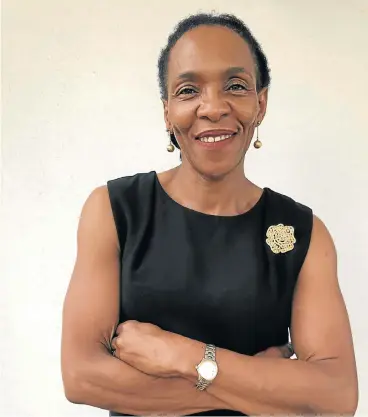  ?? /Supplied ?? Honorary doctorate: Judge Mandisa Maya, president of the Supreme Court of Appeal, received an honorary doctorate from Nelson Mandela University on Wednesday. Maya is a champion of gender transforma­tion in the judiciary.