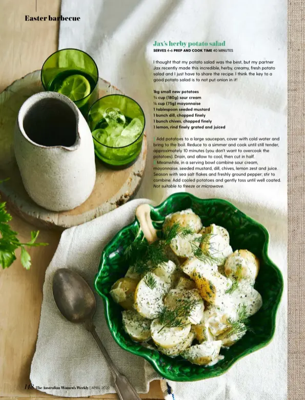 Jax S Herby Potato Salad Pressreader