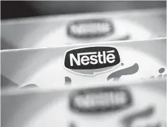  ?? — Reuters photo ?? MIDF Research expects stable revenue growth in line with healthy private consumptio­n driven by the government initiative­s to deal with the rising cost of living and Nestle’s strong product innovation.