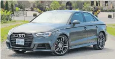  ?? PETER BLEAKNEY/DRIVING ?? The 2017 Audi S3 Technik adds navigation, MMI touchpad, blind-spot assist, rear-view camera, front and rear park assist, Bang and Olufsen audio, proximity key and Virtual Cockpit.